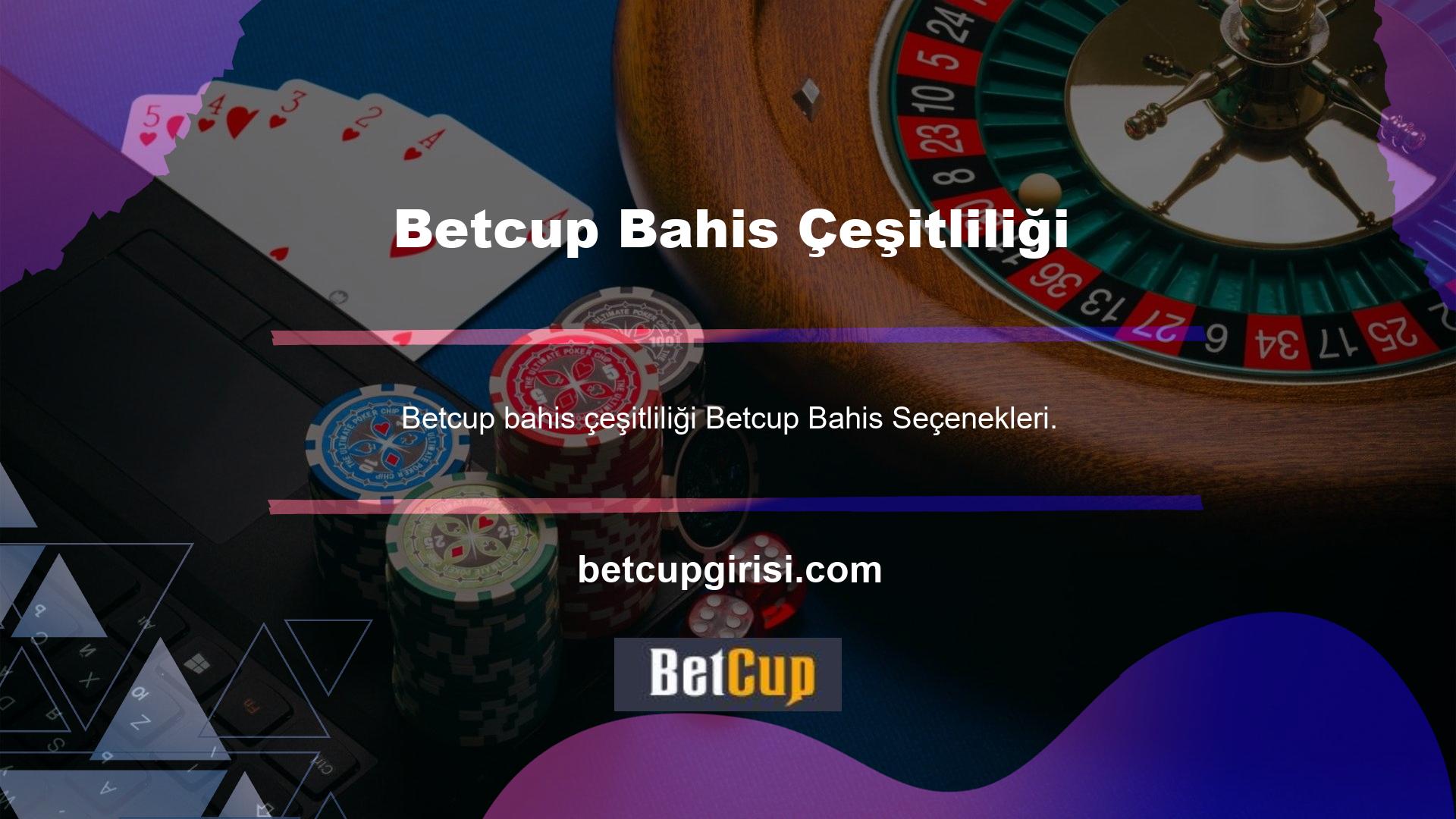 Ülkemiz de dahil olmak üzere, Avrupa'nın birçok köşesinde Betcup canlı bahis sitesi, seçkin ve nitelikli personel tarafından yönetilen bahis faaliyetlerini yürütme konusunda uzun bir geçmişe sahiptir
